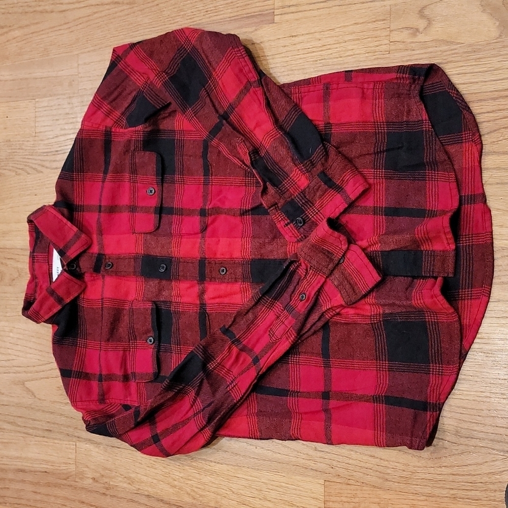 Old Navy Buffalo Plaid Flannel Shirt